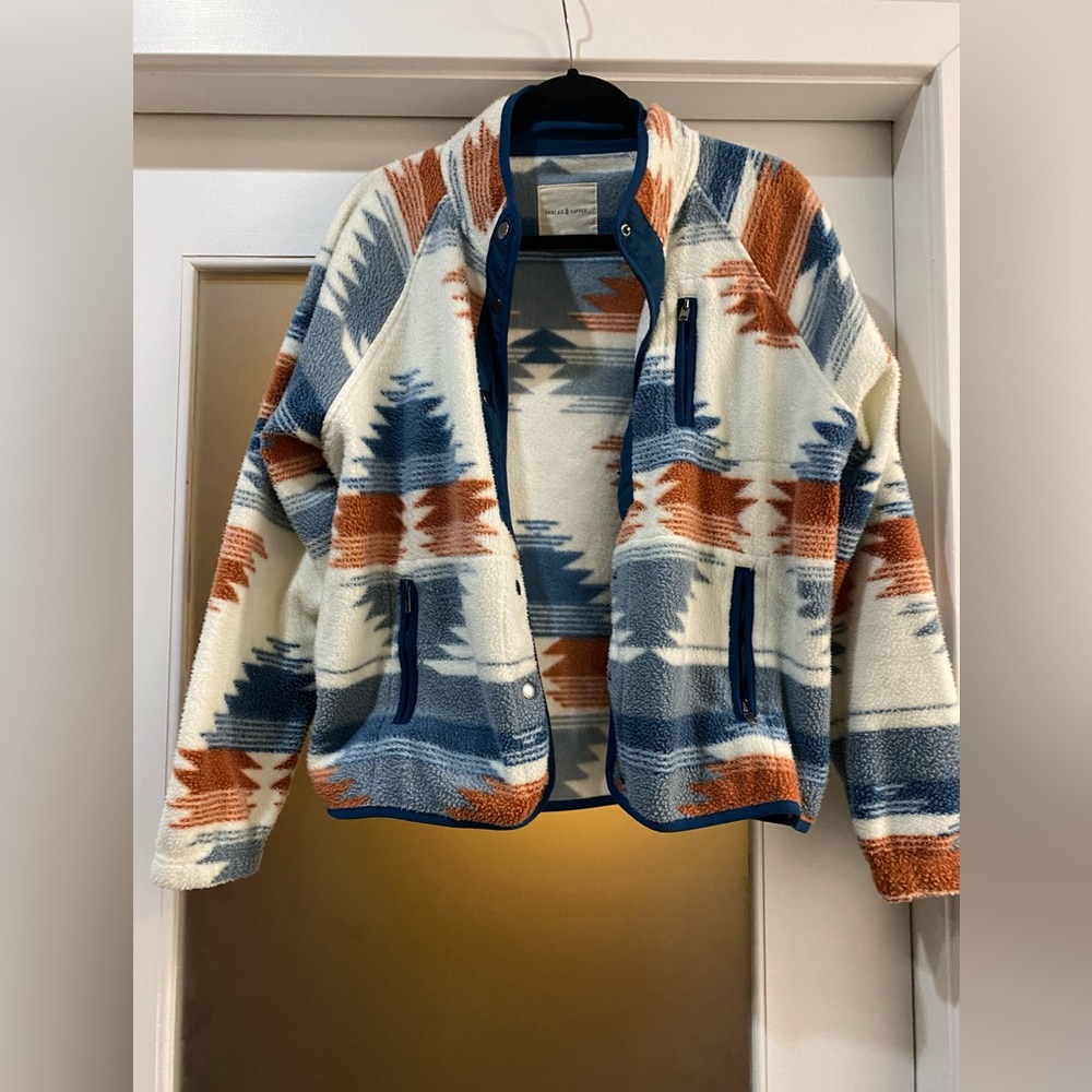 Aztec print jacket